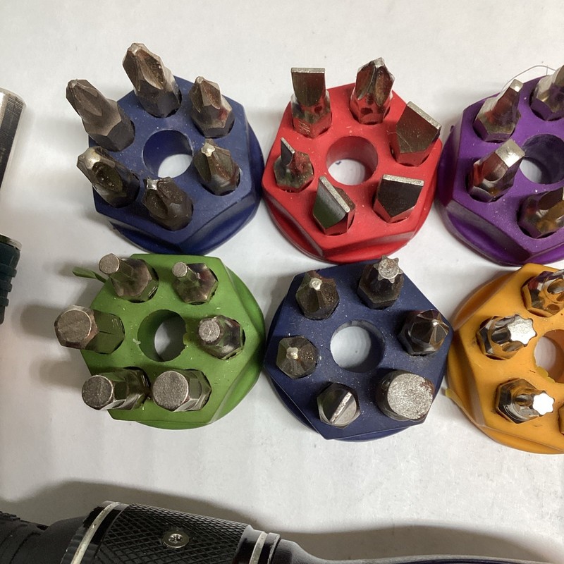 Ratcheting Screwdriver And Multiple Bits, Different Attachments gallery