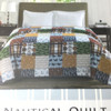 Nautical Quilt Queen Polyester Cotton 86 in x 86 in Whales Stars Plaid New gallery