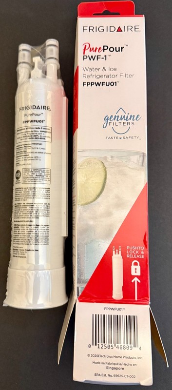 Frigidaire PWF-1 Water Filter TWO PACK PurePour FPPWFU01 Sealed OEM FREE SHIP gallery