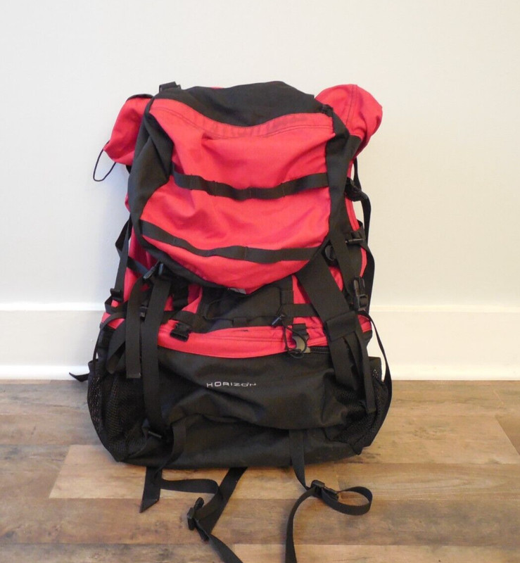 The North Face Horizon Backpack Internal Frame Red Size Medium