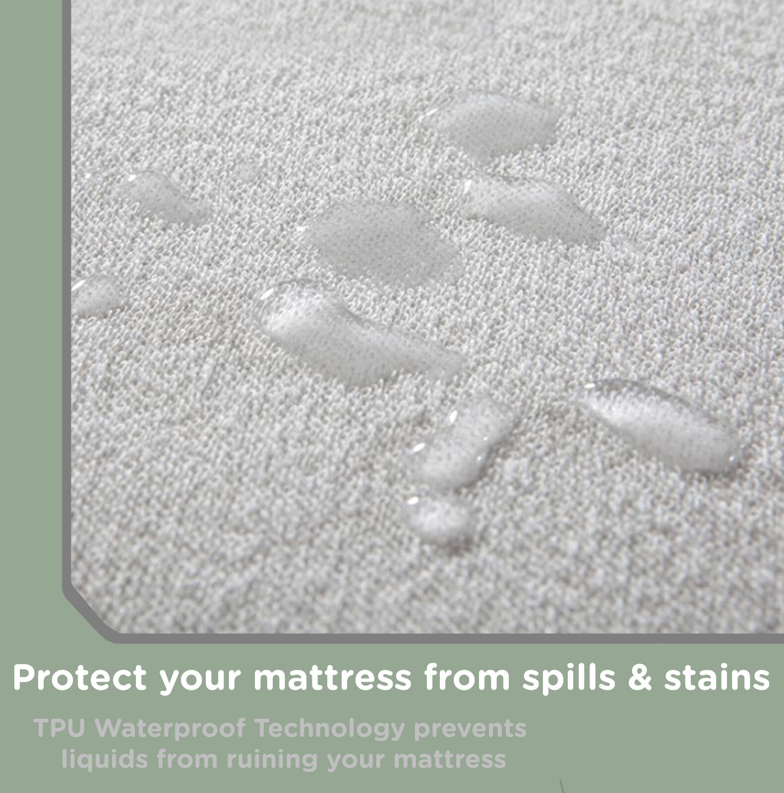 Sacred Thread Mattress Protector, 100% Cotton, Deep Pockets, Waterproof & Quiet gallery