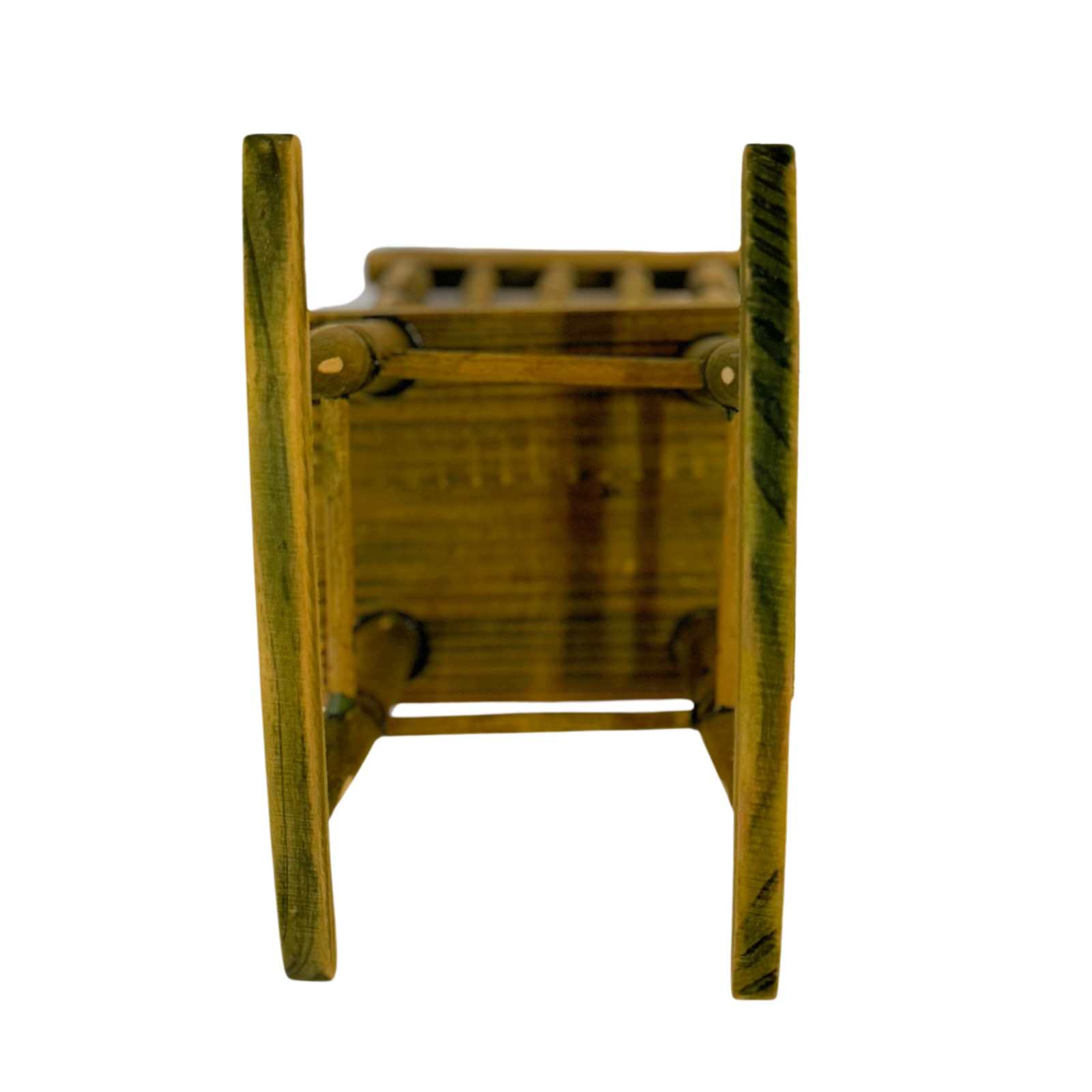 Decorative Mini Wood Rocking Chair – Rustic Vintage Charm – 10" Tall gallery