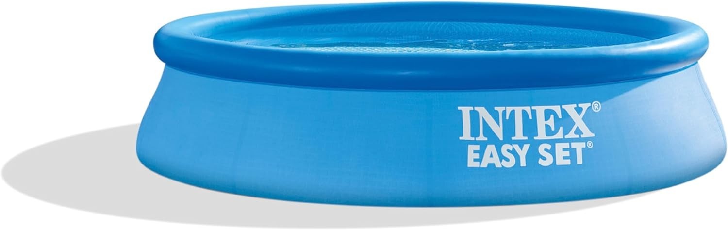 Intex 28106EH 8' x 24" Easy Set Inflatable Ring Round Swimming Pool, Blue gallery