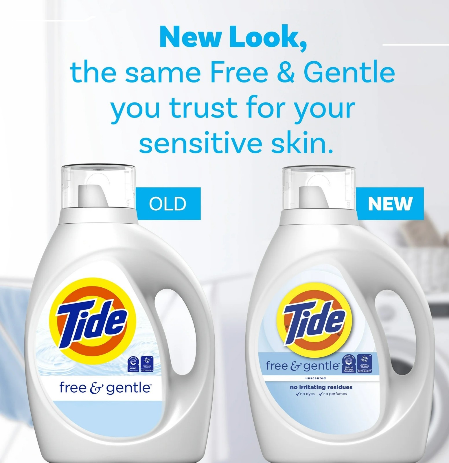Tide Free & Gentle Liquid Laundry Detergent, Fragrance-Free, 84 oz, 64 Loads gallery