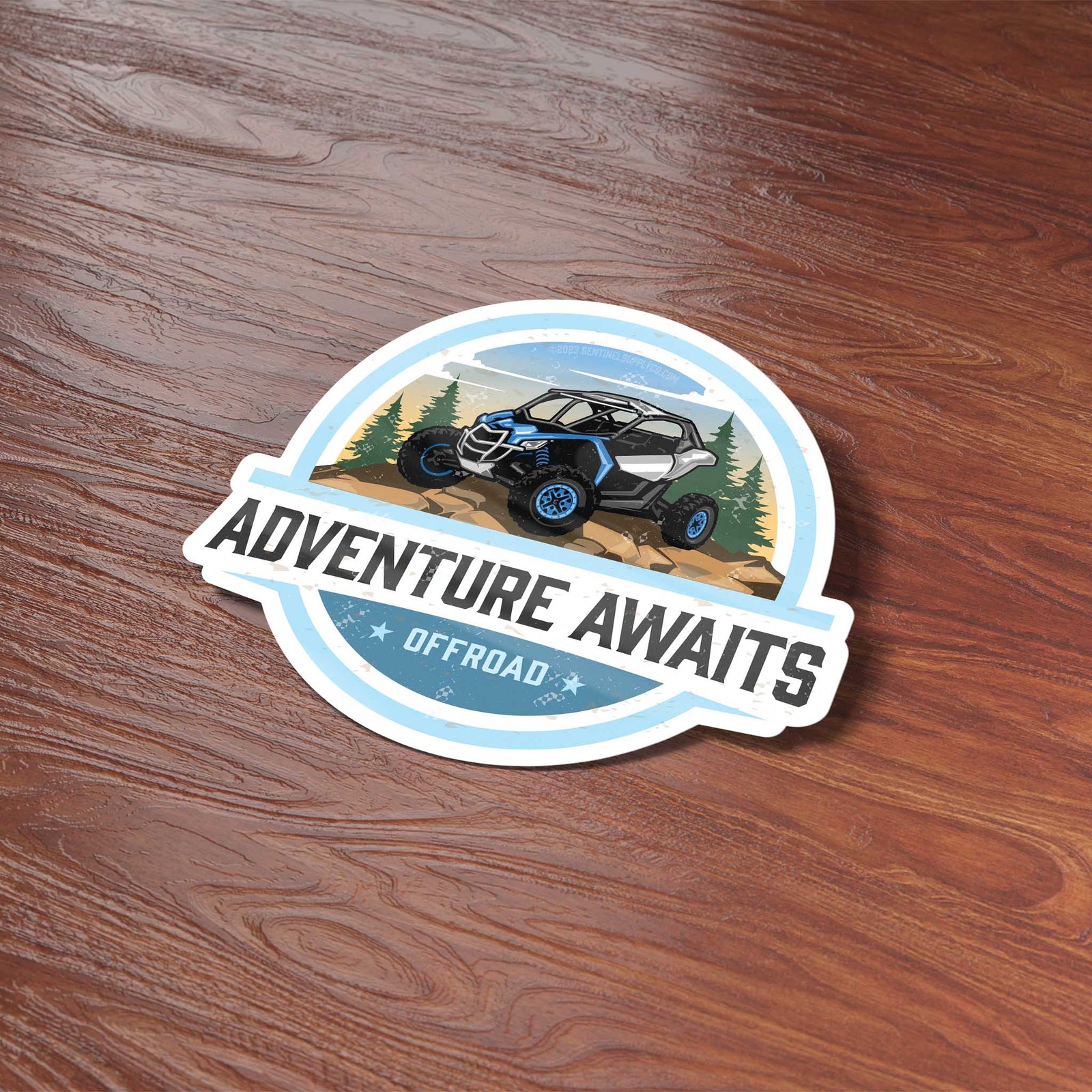 Adventure Awaits Sticker- Fun Decal for Water Bottle & Laptop gallery