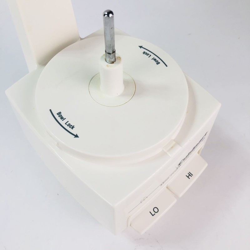 Cuisinart Mini-Prep Food Processor DLC-1 21 oz White 250 Watt VTG Tested Works gallery