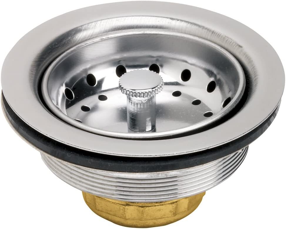 Kitchen Sink (3-1/2 Inch) Stainless Steel Drain Assembly With Strainer Basket gallery