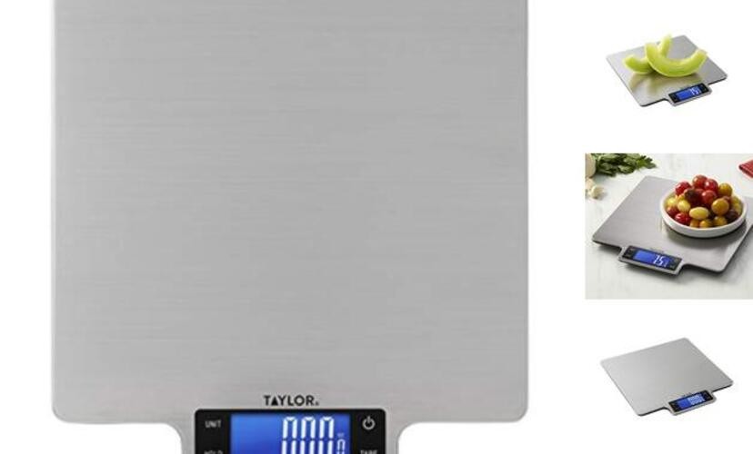 22lb Ultra-Precise Digital Household Kitchen Scale 22 Pounds Stainless Steel gallery