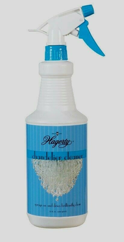 2 ~HAGERTY Chandelier Cleaner Spray No Wiping Crystal & Glass No Scent 32 oz NEW gallery