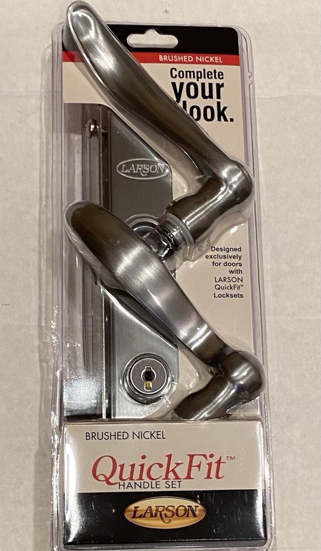 Larson Quickfit Handle Set- Brushed Nickel gallery