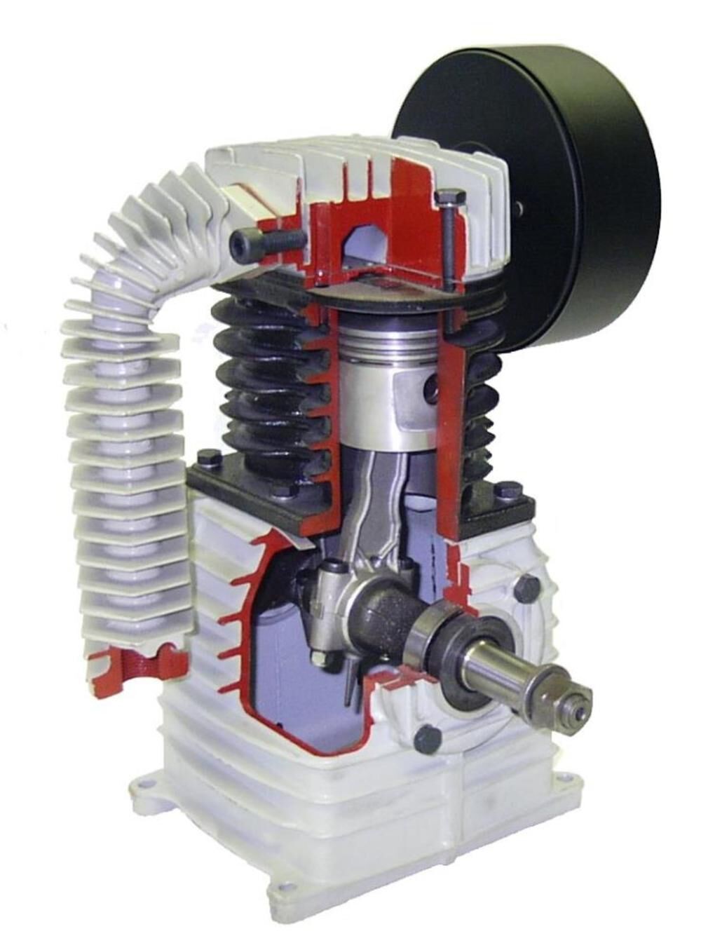 Rolair K17 Single-Stage Compressor Pump With Flywheel gallery