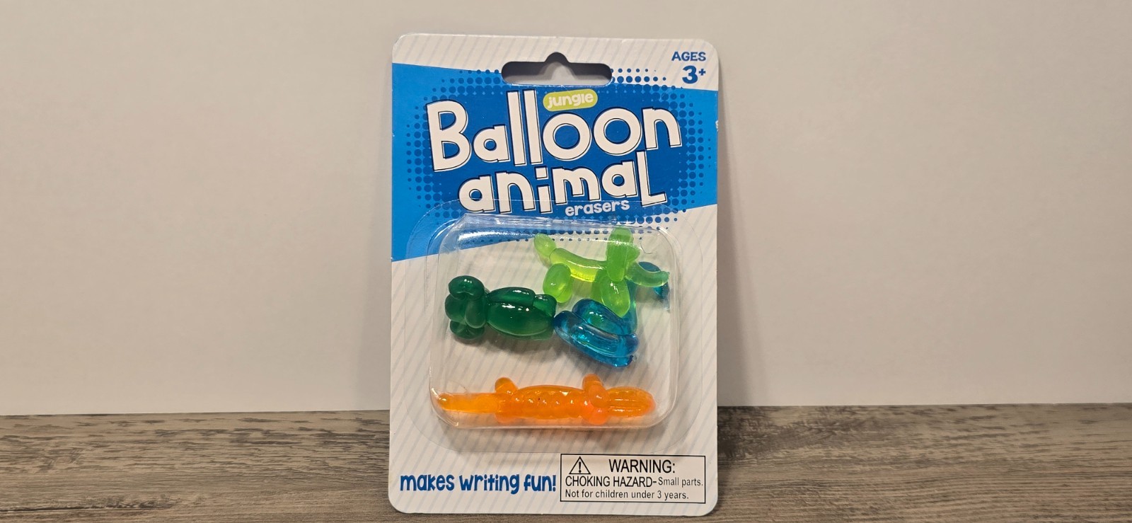 OCEAN & JUNGLE animal theme Balloon animal erasers (12PACK) gallery