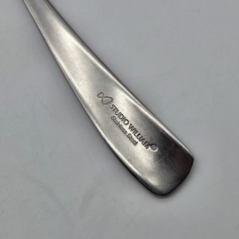 STUDIO WILLIAM Stainless Flatware LARCH SATIN Set Of 3 Dinner Forks gallery