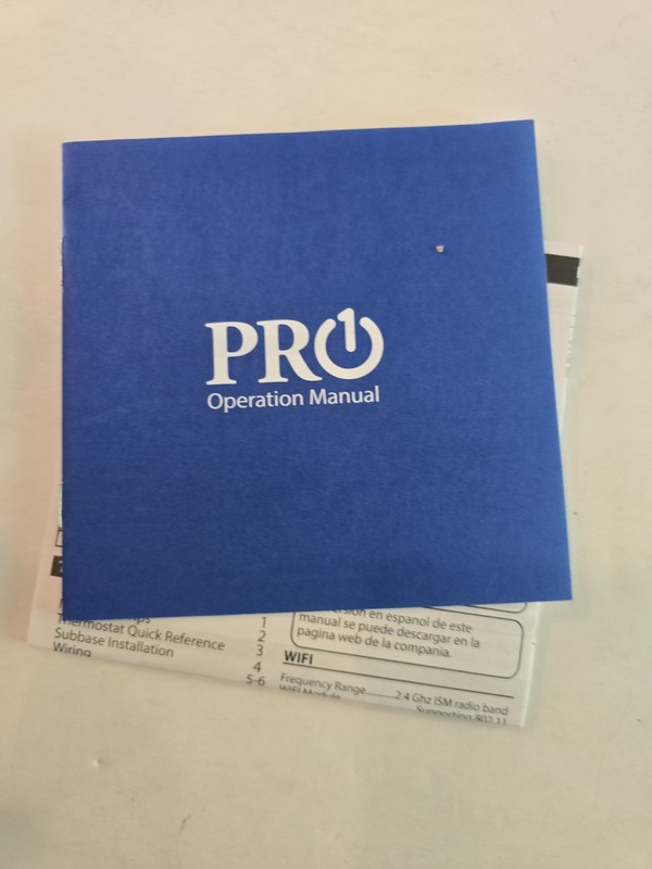 PRO1 T701i WiFi Programmable Thermostat for 1 Heat 1 Cool, App Control NEW gallery