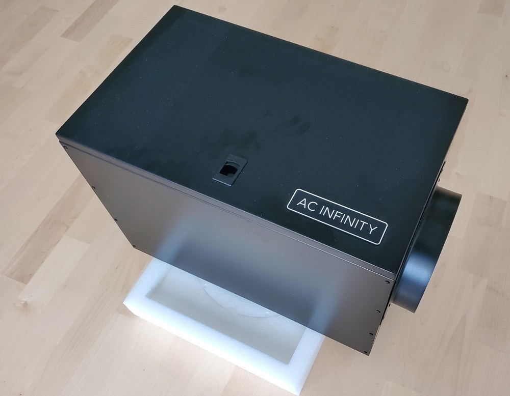 AC Infinity 8" Inline Filter Box + Filtrete Merv 13 filter gallery