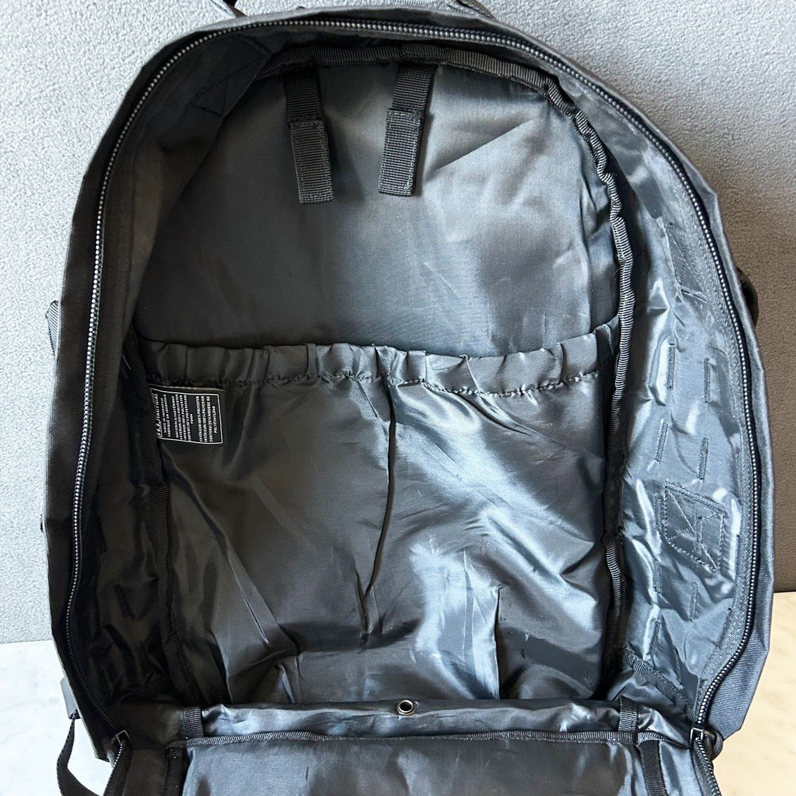 Highland Tactical Black Rumble Backpack Molle Webbing Water Resistant Pack 4