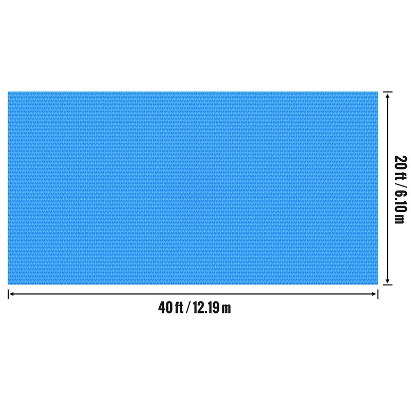Solar Pool Cover, 40 x 20 ft Rectangle Solar Blanket for Pools, Inground Above gallery