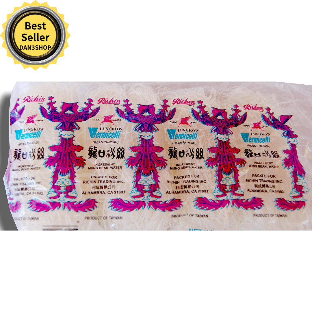Lungkow Vermicelli Bean Thread Glass Noodles 8 ct 10.56 oz/300gm Non GMO Prod... gallery