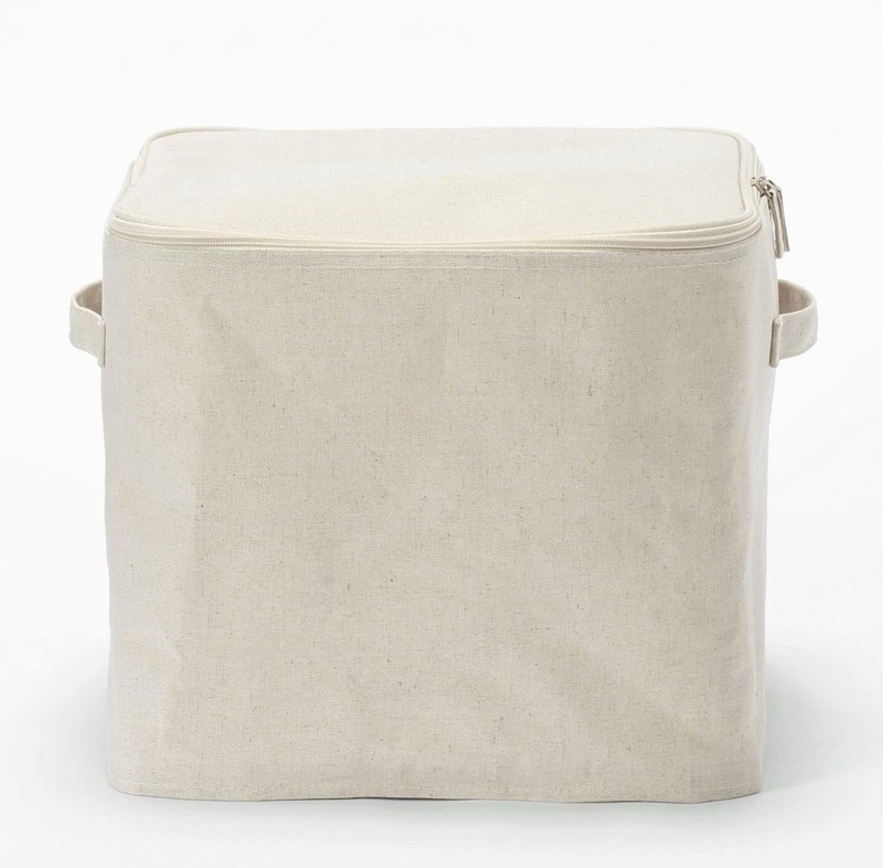 Fabric Softbox, Polyester Linen, Square Box w/Lid, 35 x 35 x 32cm, Brand "New" gallery