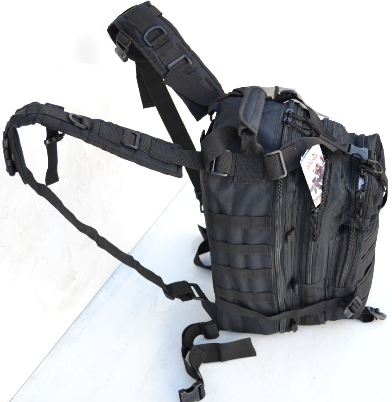 Explorer Black 72 Hour Combat Rucksack Backpack 3