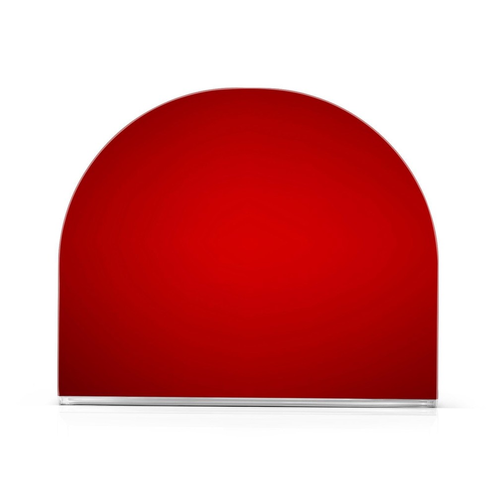 Plain Red Solid Color Napkin Holder Table Standing Kitchen Dining Room Decor
