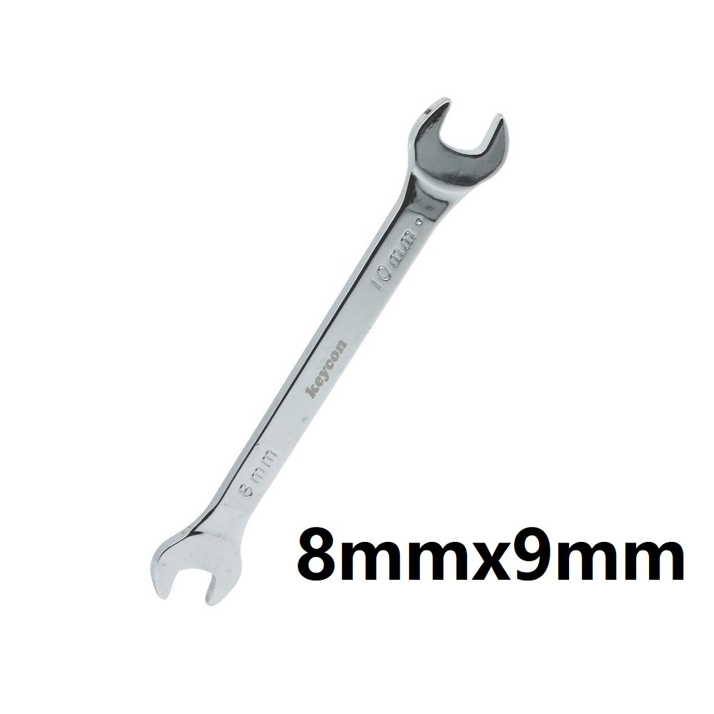 Super Thin Double Open End Wrench Metric High Carbon Steel Spanner 3mm Thickness