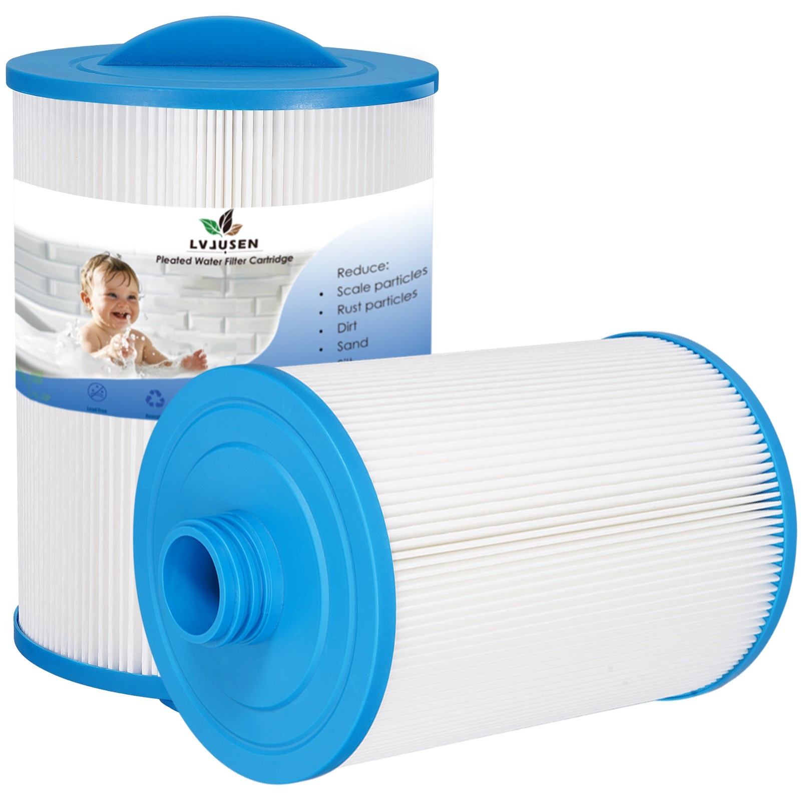 2pcs Spa Filter Replacement for Pleatco Pure PWW50P3 Unicel 6CH-940 FC-0359 gallery