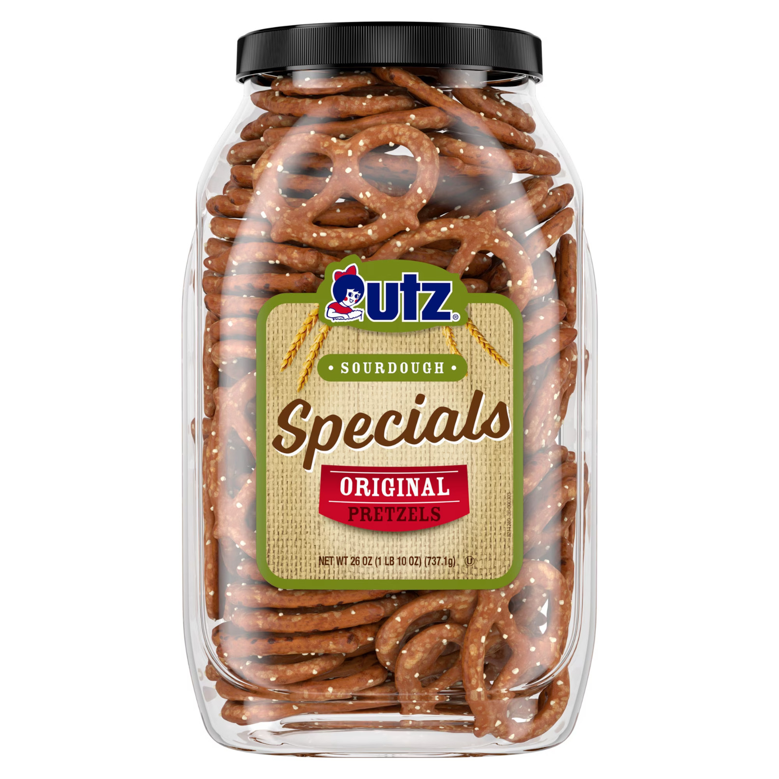 NEW 1 Pack Utz Pretzels Sourdough Extra Dark Specials Pretzel 26 OZ gallery
