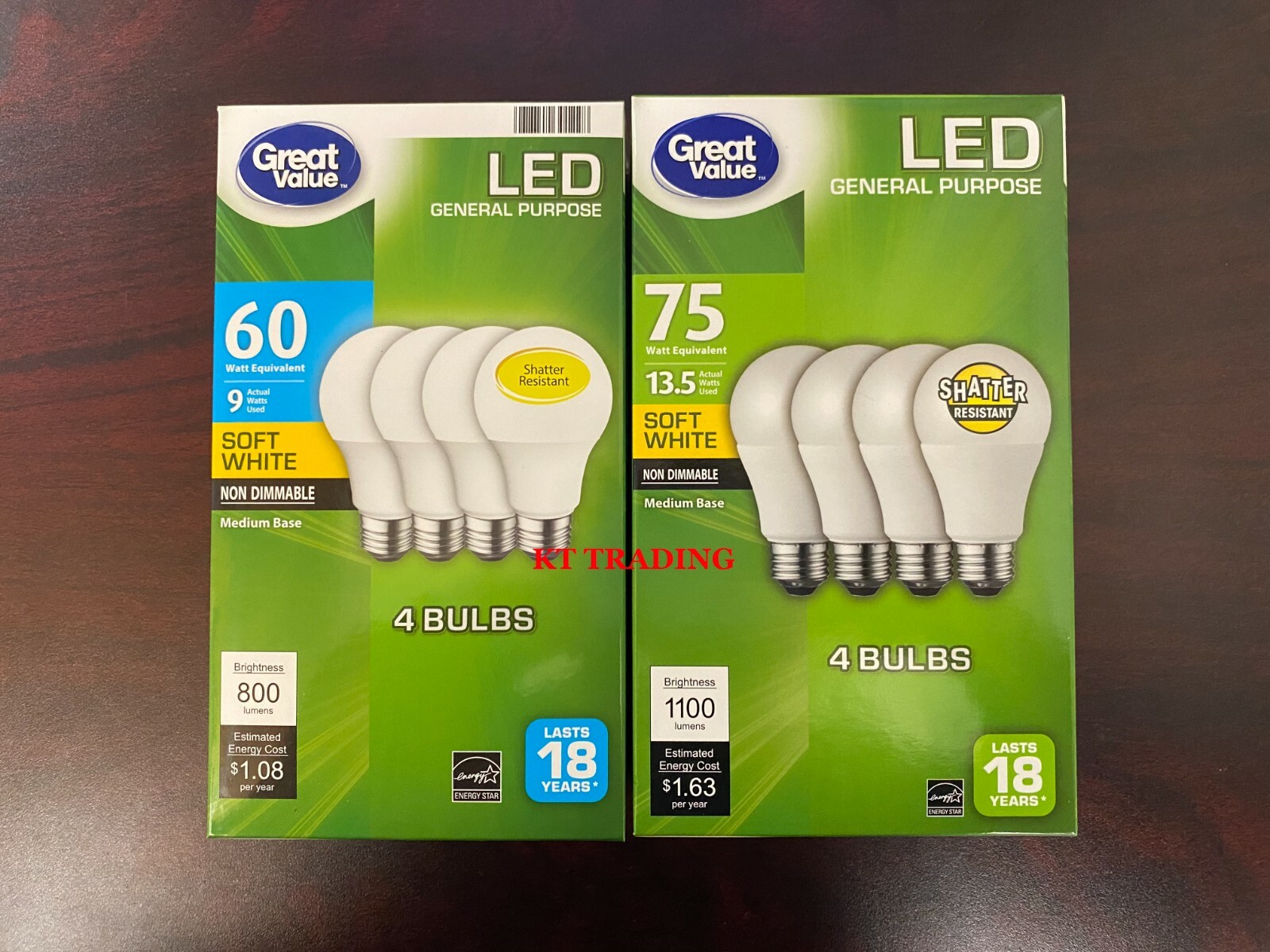 (4-Pack) SOFT WHITE Non-Dimmable Shatter Resistant LED Light Bulb Last 18 Years gallery