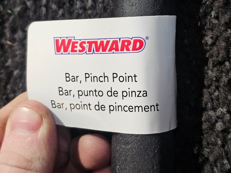 WESTWARD 3FE95 Bar,Pinch Point Chisel End, 51 in gallery