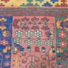 Bordered Geometric Floral Turkish 4' 9" x 6' 7" Pink Hand Knotted Area rug gallery
