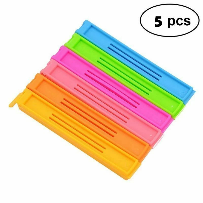 5Pcs Large Bag Clip Sealing Chip Clip Kitchen Storage Food Snack 4.3" gallery