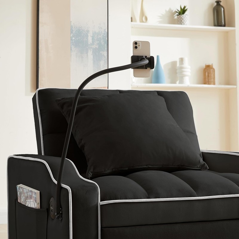 3-in-1 Sleeper Sofa Chair Bed Adjustable Sleeper Chairs with Pull out Bed gallery