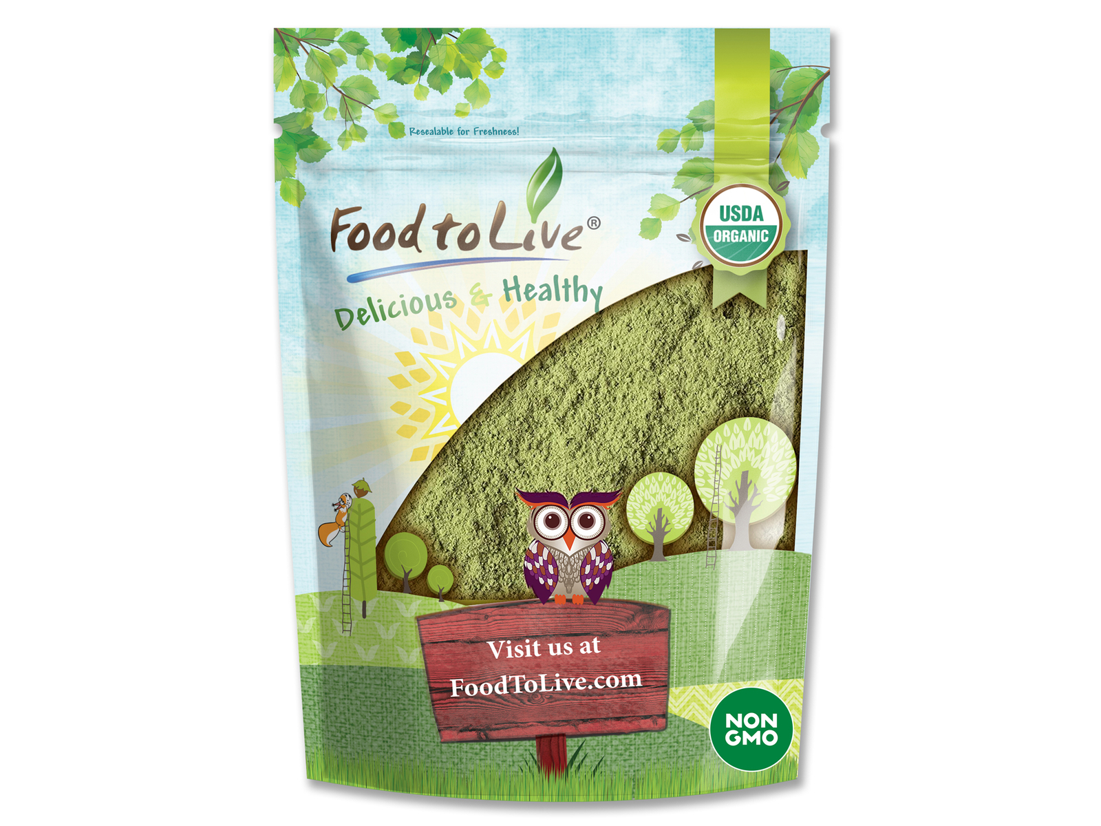 Organic Broccoli Powder — Non-GMO, Raw, Kosher, 100% Pure, Vegan ,Sirtfood, Bulk gallery