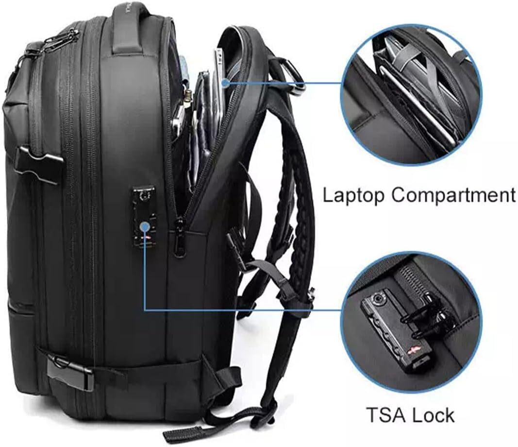 Vacpack Backpack 60L Expandable with Vacuum Compression Water Resistant Bag 2