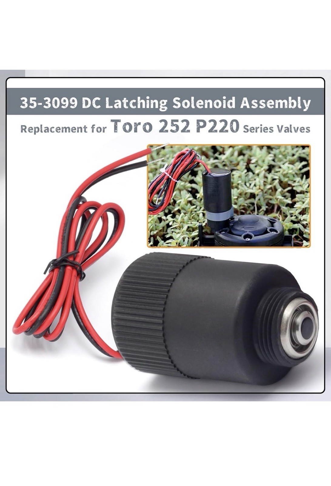 35-3099 Solenoid Assembly DC Latching Replacement Toro 252 Series Size 1-1/2" gallery
