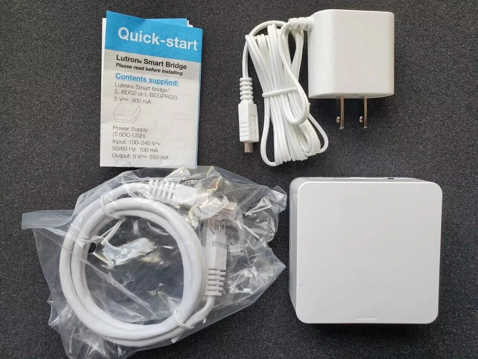 🔥Lutron Caseta Smart Lighting Smart Hub for Light Bulbs and Fans,L-BDG2-WH🔥 gallery