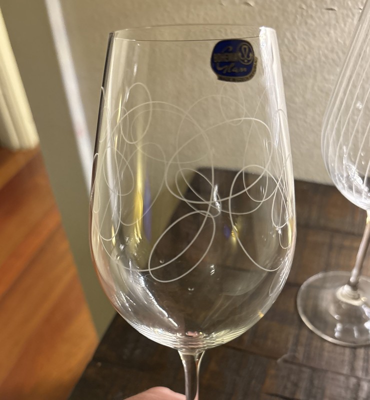Bohemia Quality Elements Crystal Wine Glass 450mL Capacity - Set of 6 - New gallery