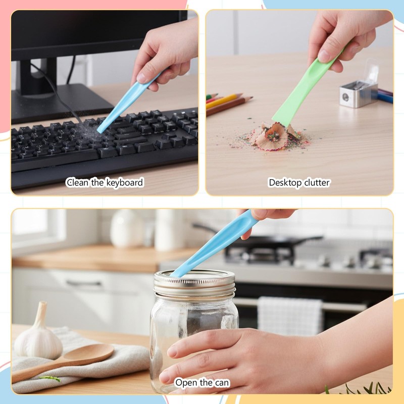 3 PCS Plastic Scraper Tool, Multi-purpose Scrapers Non Scratch,... gallery
