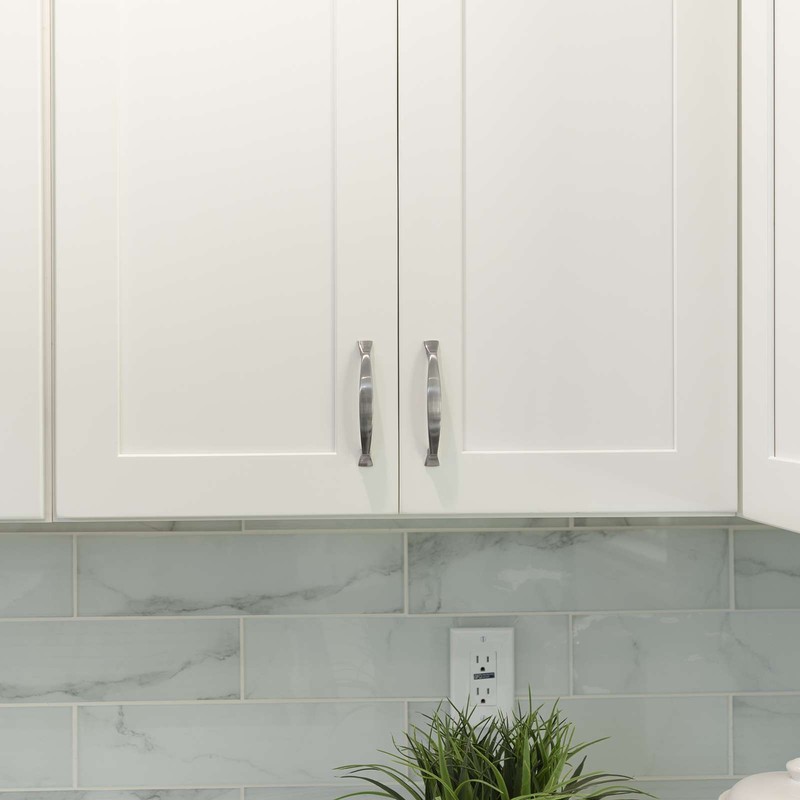 Traditional Kitchen Cabinet Pulls Handles Brushed Nickel Classic Drawer Hardware gallery