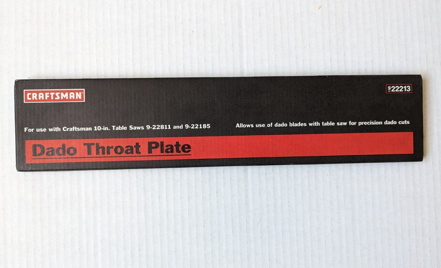 Craftsman Dado Throat Plate 10-in Table Saws 9-22811, 9-22185 NEW gallery