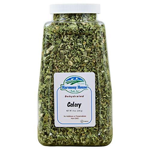 Harmony House Dehydrated Celery, Crosscut – Dried Vegetables for Cooking,