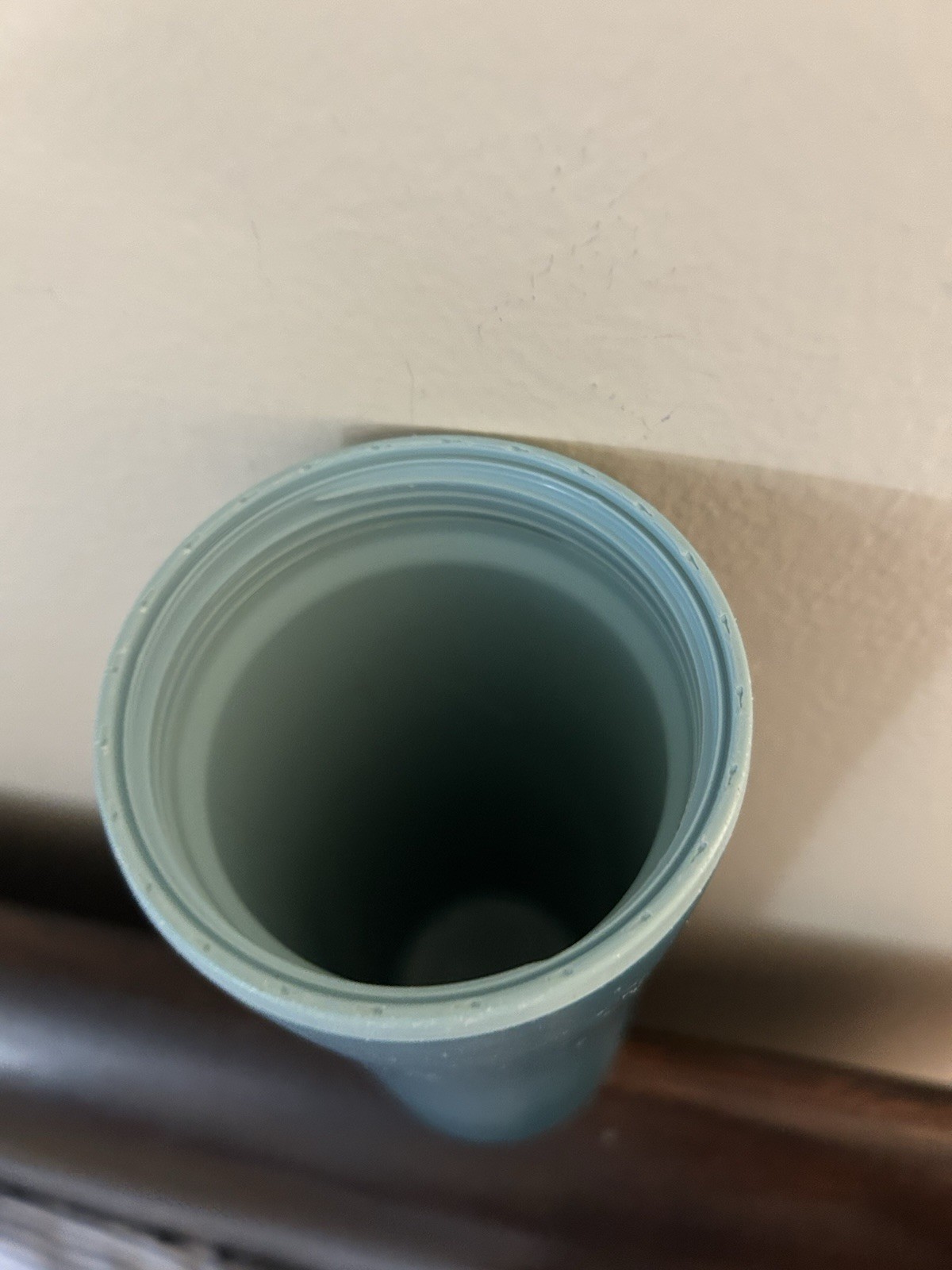 Aladdin Insulated eCycle Travel Coffee Mug 16 oz 2 Tone Green GUC Flip Tab gallery