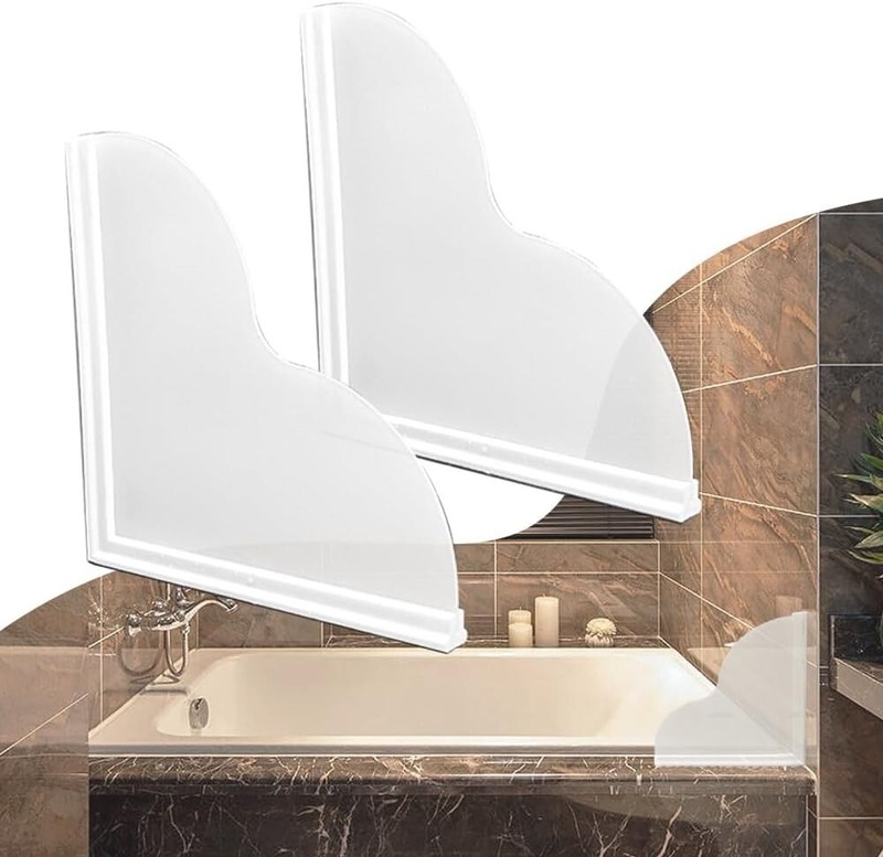 Durable Shower Splash Guard Kit for Bathtub - Waterproof and Scratch-Resistant gallery