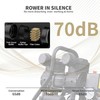 MZB Ultra Quiet Air Compressor 2.4Gal 115PSI Oil Free 70dB gallery