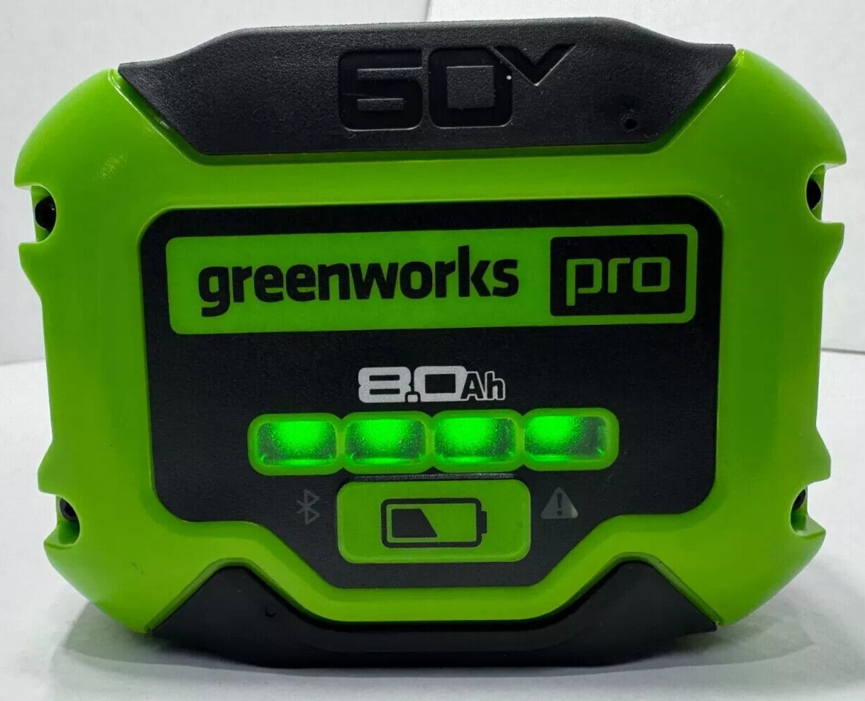GREENWORKS PRO [60BA08] GENUINE ULTRAPOWER 60V 8.0AH BLUETOOTH BATTERY PACK gallery