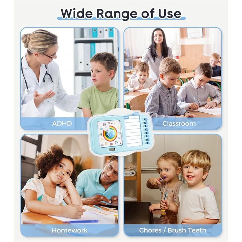 3in1 Visual ADHD Timer for Kids & Adults with Planning Board, Task Timer,8827 gallery