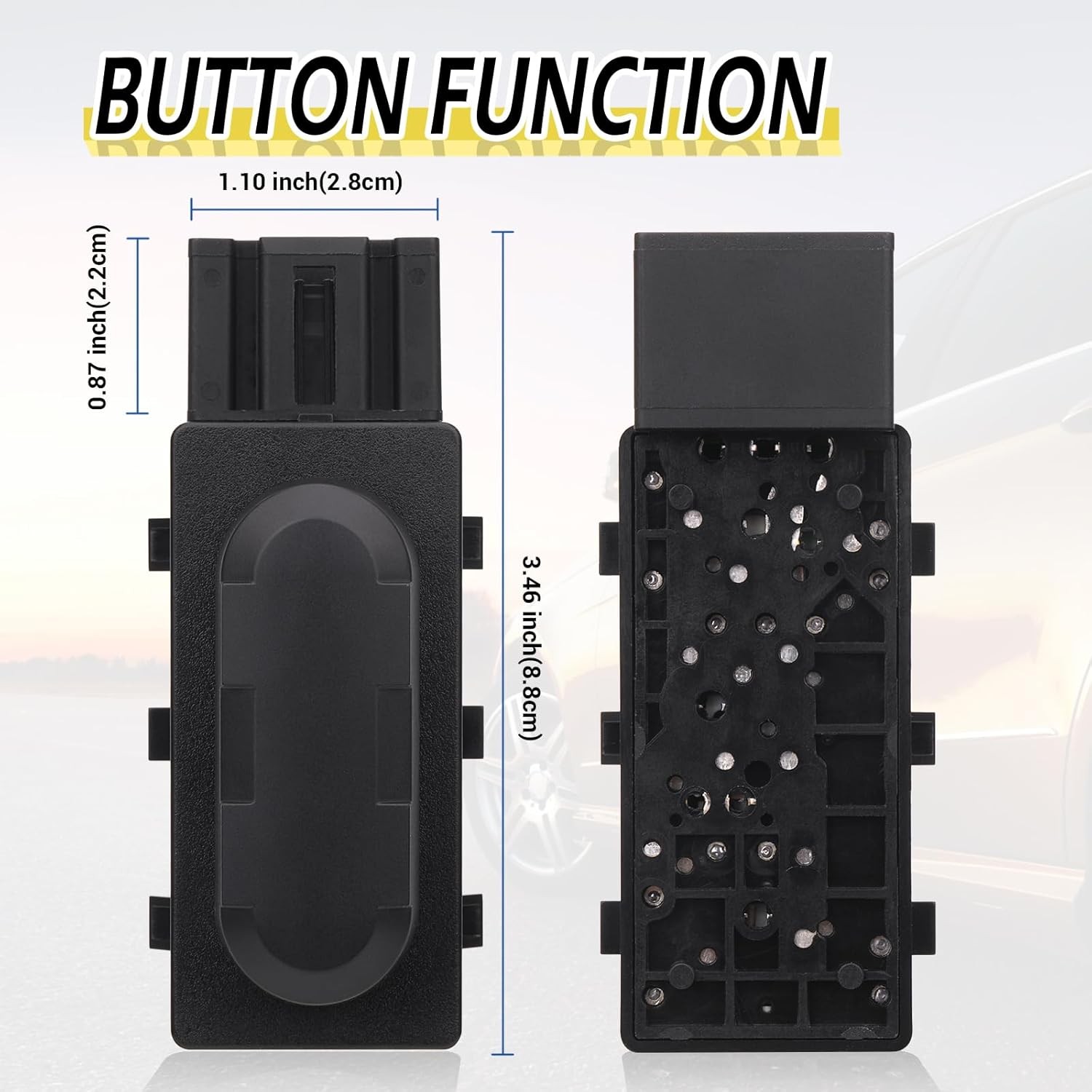 6 Way Driver/Passenger Side Power Seat Adjustment Switch Fit for Ford, gallery