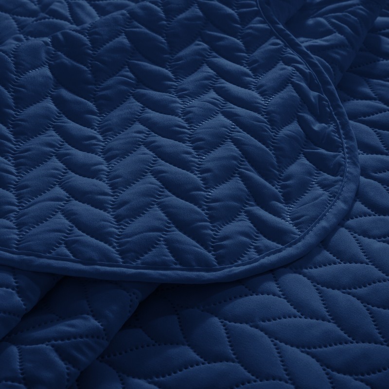 3 Piece Quilted Bedspread Set Ultra Soft King Size Embossed Coverlet Bed Throw gallery