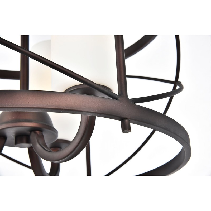 COPPER BROWN IRON KITCHEN ISLAND DINING ROOM CEILING CHANDELIER FIXTURE 3 LIGHT gallery